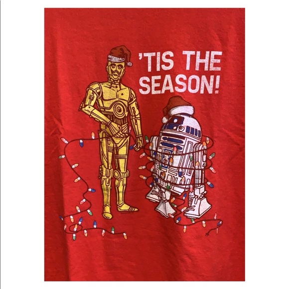 3/$10! Oversized Star Wars Holiday Shirt - Picture 3 of 3